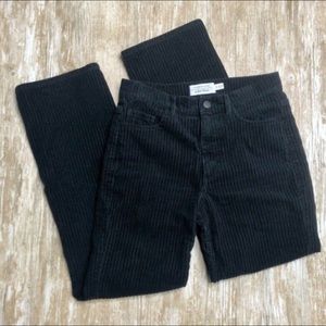 & Other Stories Black Cord Straight Pant